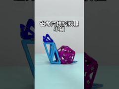 OEM পশু চৌম্বকীয় বিল্ডিং ব্লক টাইলস ছোট শালার আকৃতির শিশুদের জন্য