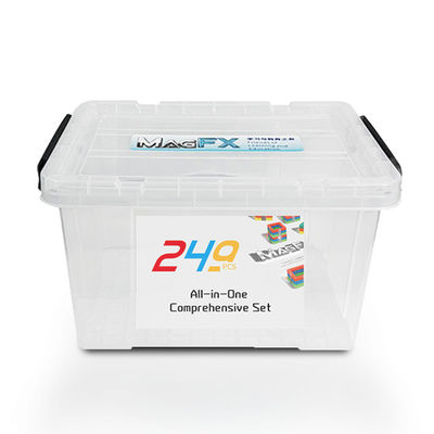 রঙিন শিক্ষামূলক চৌম্বকীয় বিল্ডিং ব্লক 249Pcs কিন্ডারগার্টেন শিক্ষামূলক সহায়ক জন্য