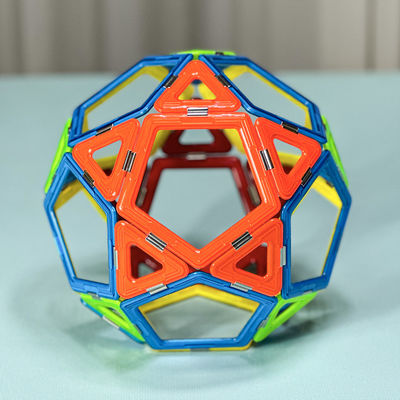 DIY 3D চৌম্বকীয় টাইলস ফ্রিস্টাইল গ্রহ অনুসন্ধান আকার চৌম্বকীয় বিল্ডিং ব্লক
